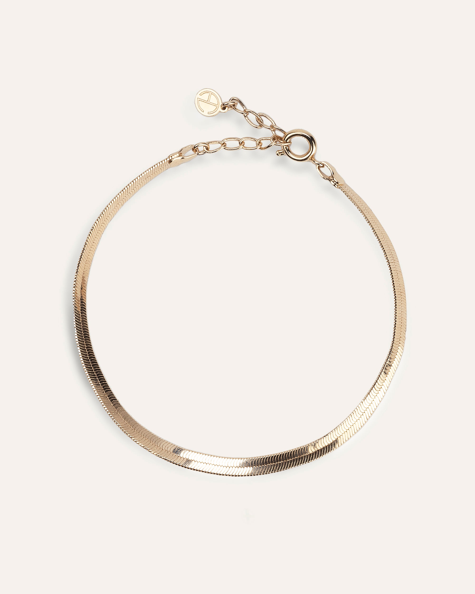 Bracelet Maille Miroir Vivienne Plaqué Or 18ct