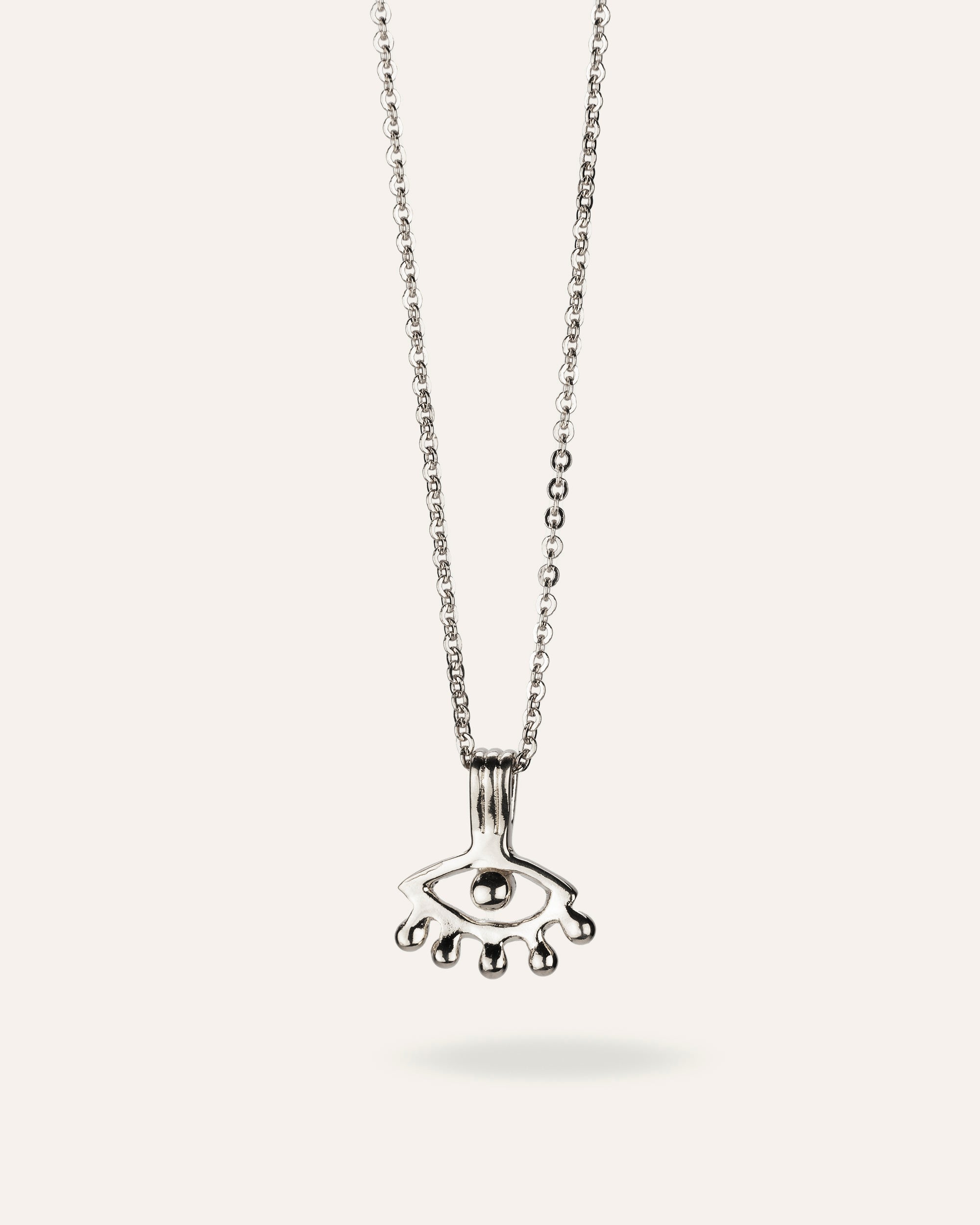 Leora silver necklace