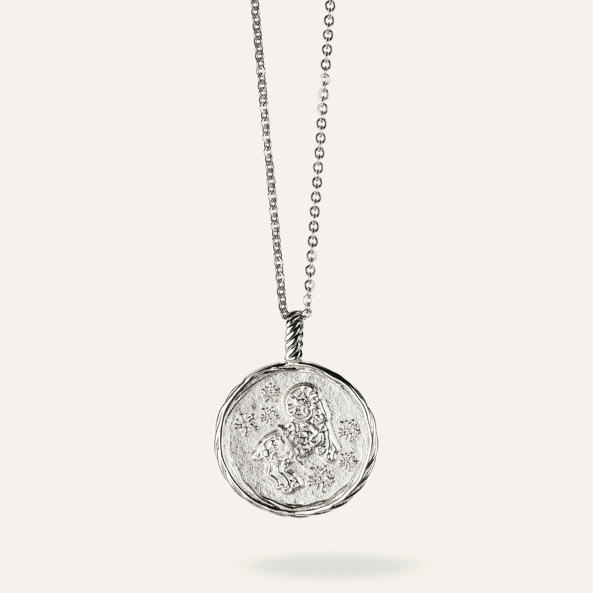 Collier Signe Astrologique Personnalisé Prénom & Photo, Pendentif