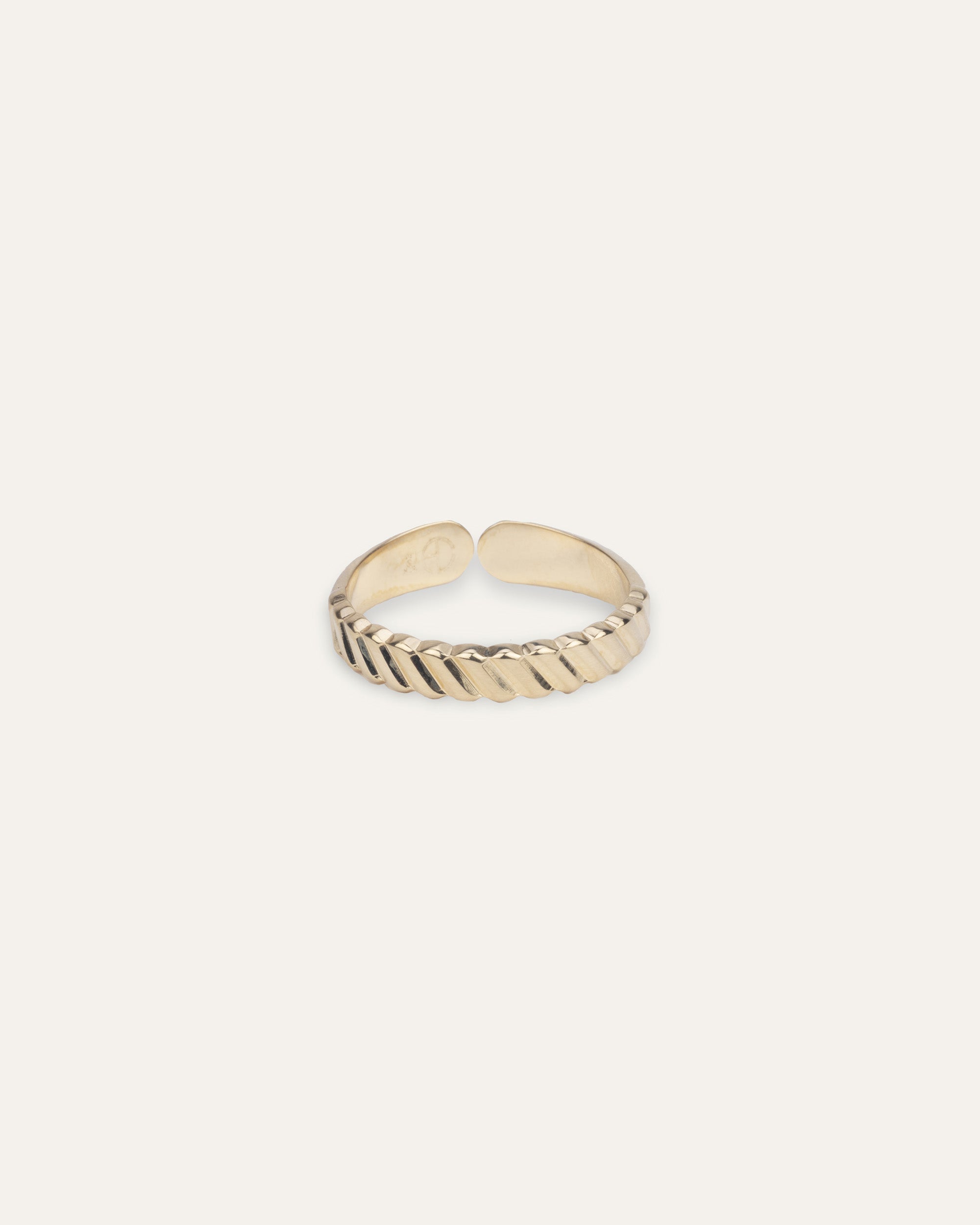 Bague Fine Audrey Plaqué Or 18ct