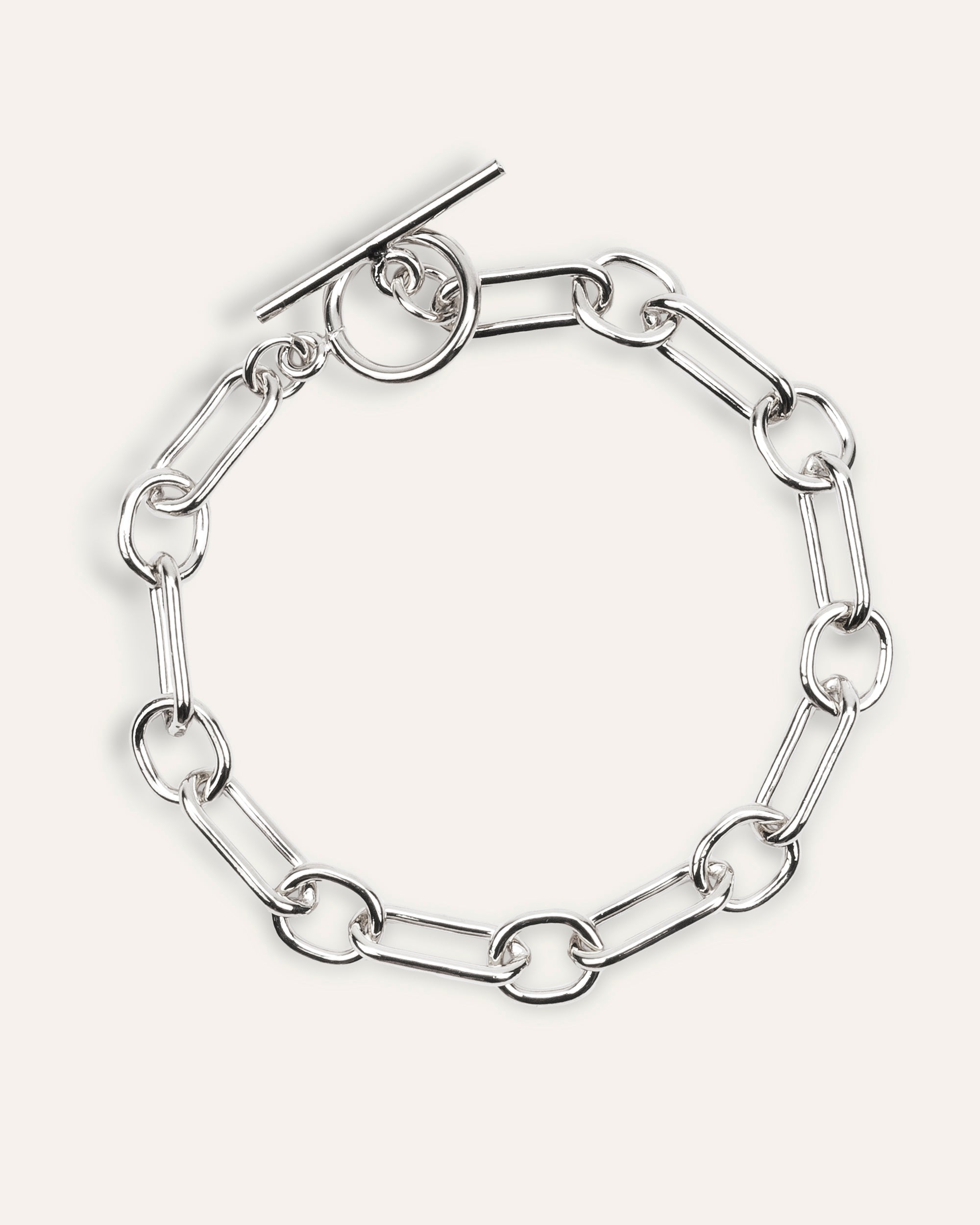 Rosa silver bracelet