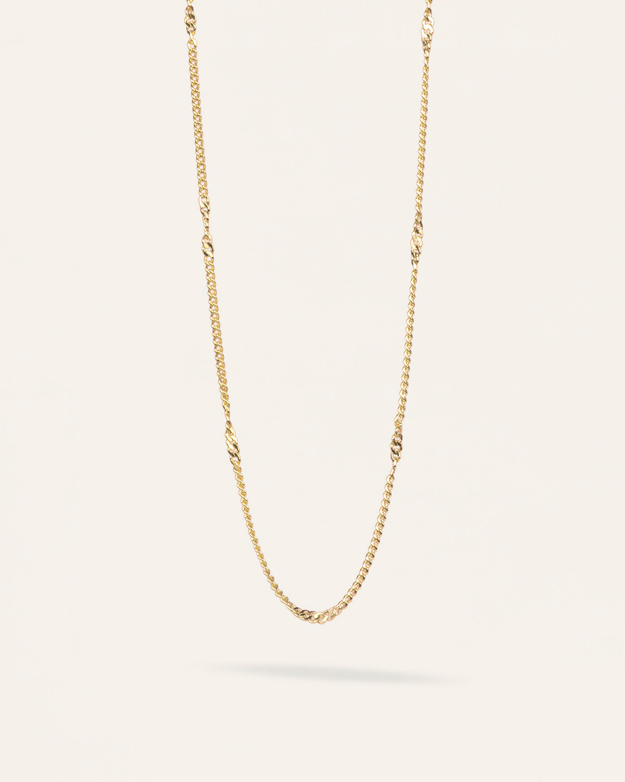 Chaîne Torsadée Plaqué Or 18ct