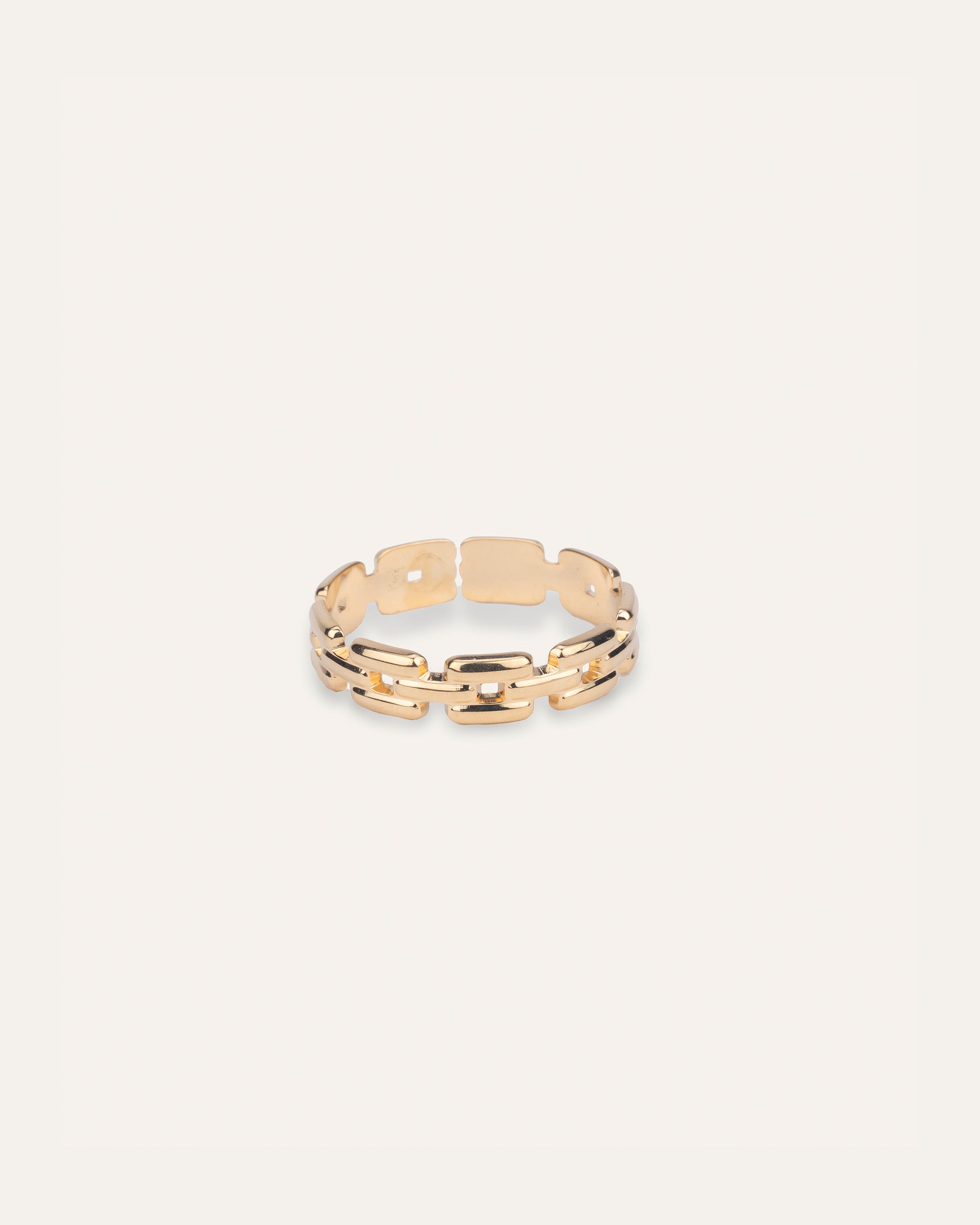 Bague Maillon Josephine Plaqué Or 18ct