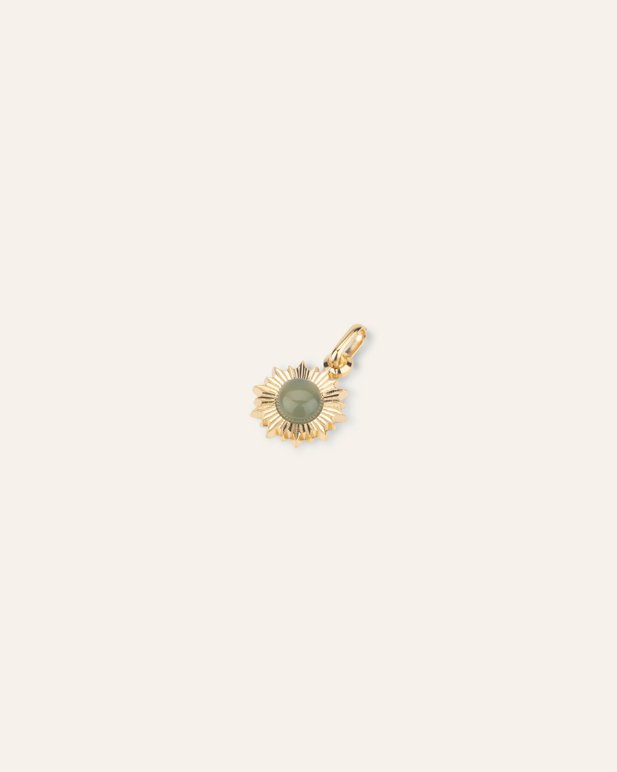 Ilios Green Chalcedony Pendant