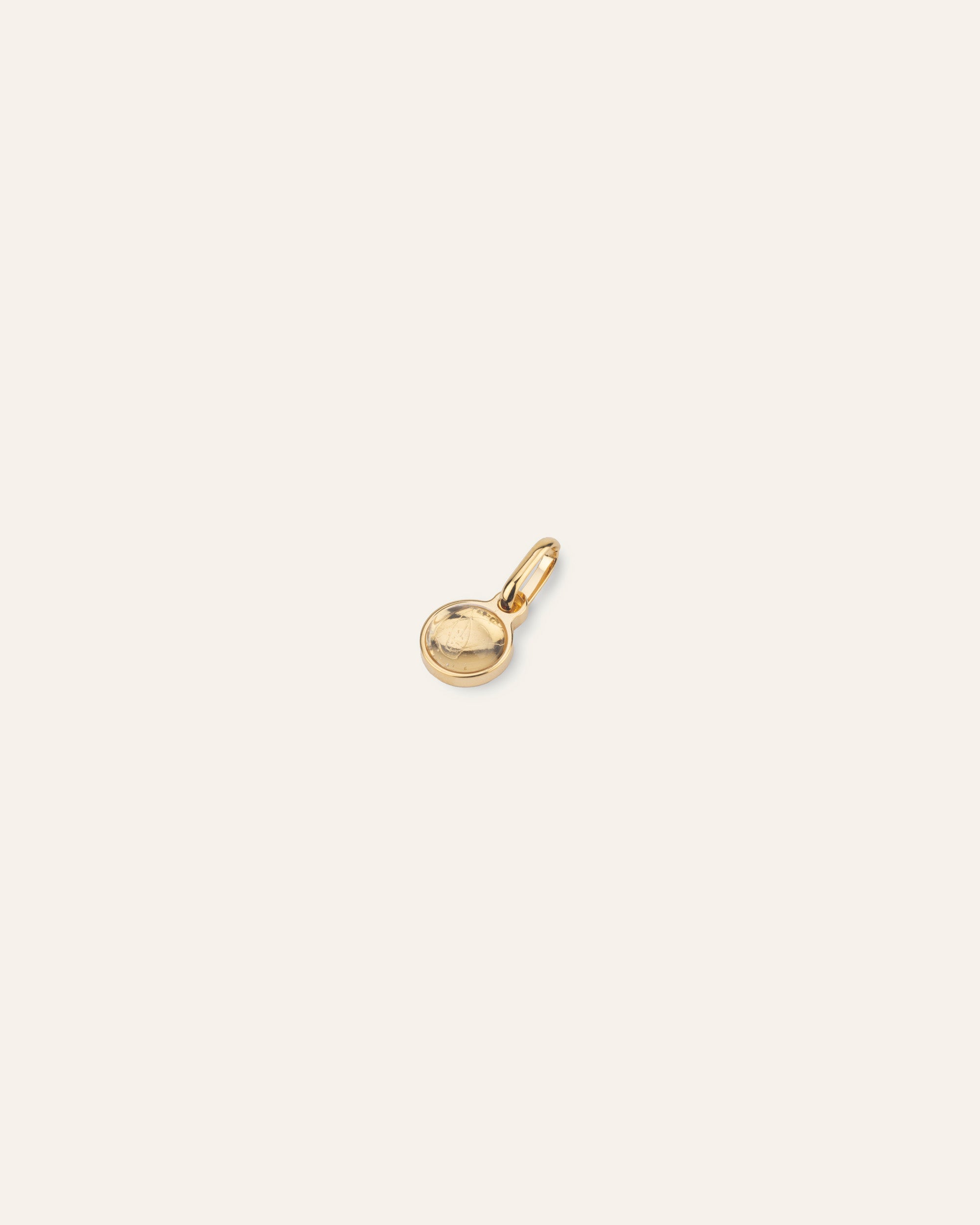 Pampille Harmonie Pierre de Naissance Novembre Plaqué Or 18ct / Citrine 