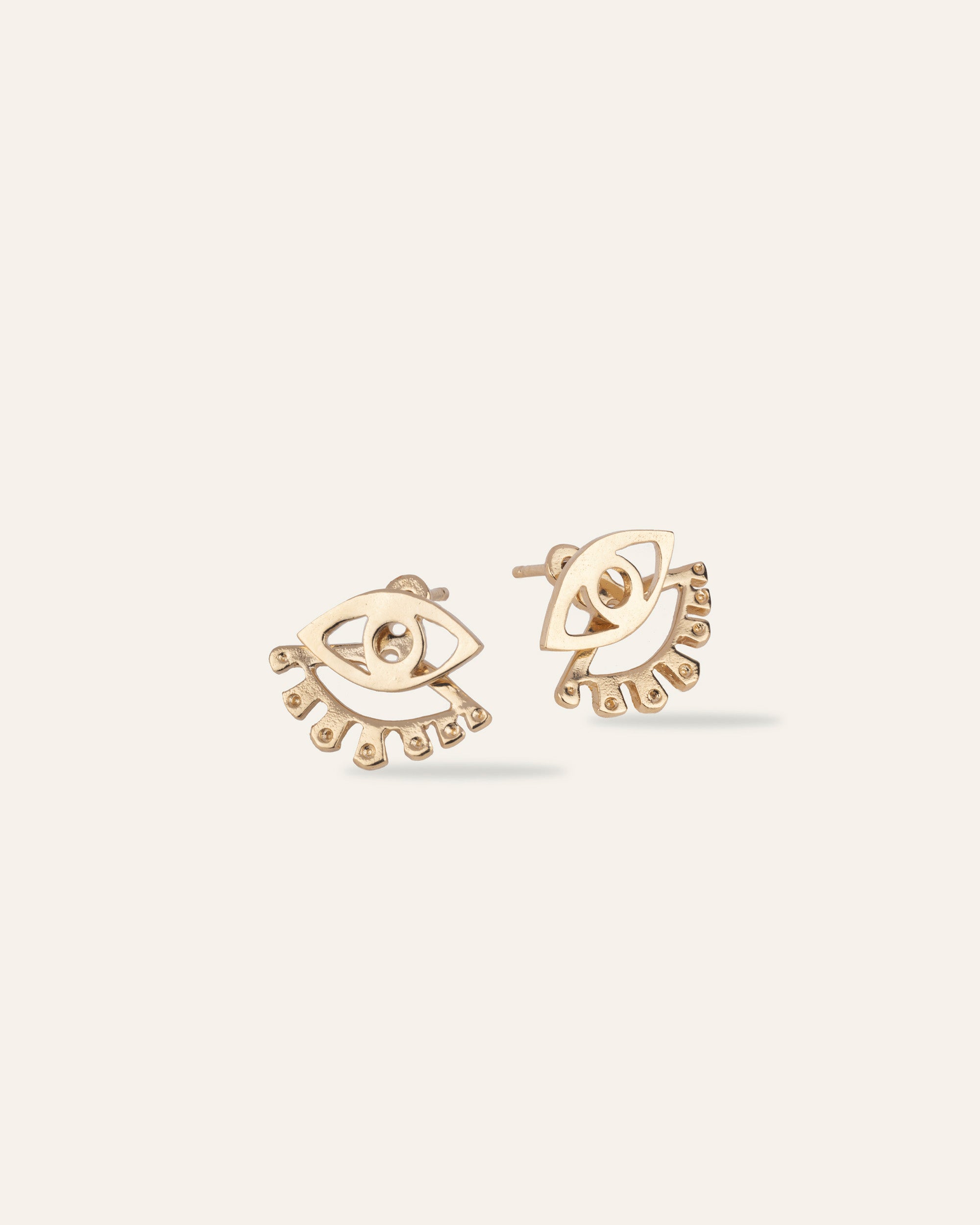Nura gold earrings