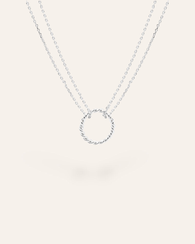 Jeanne silver necklace