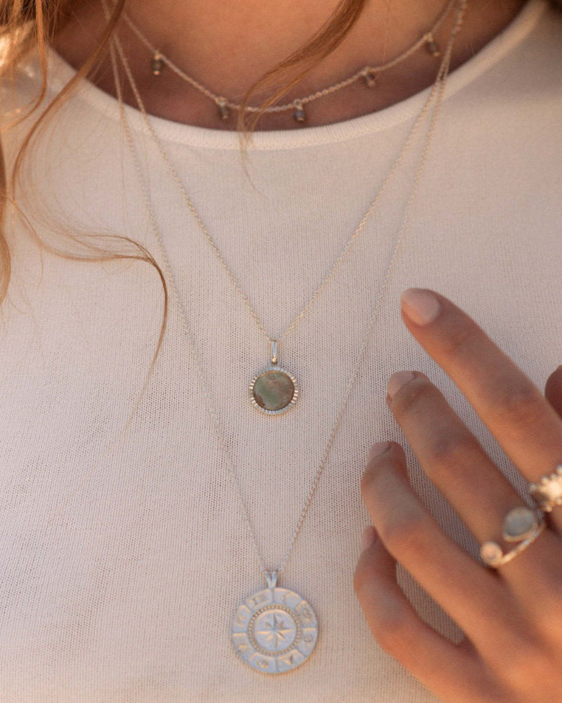 Amara necklace in silver